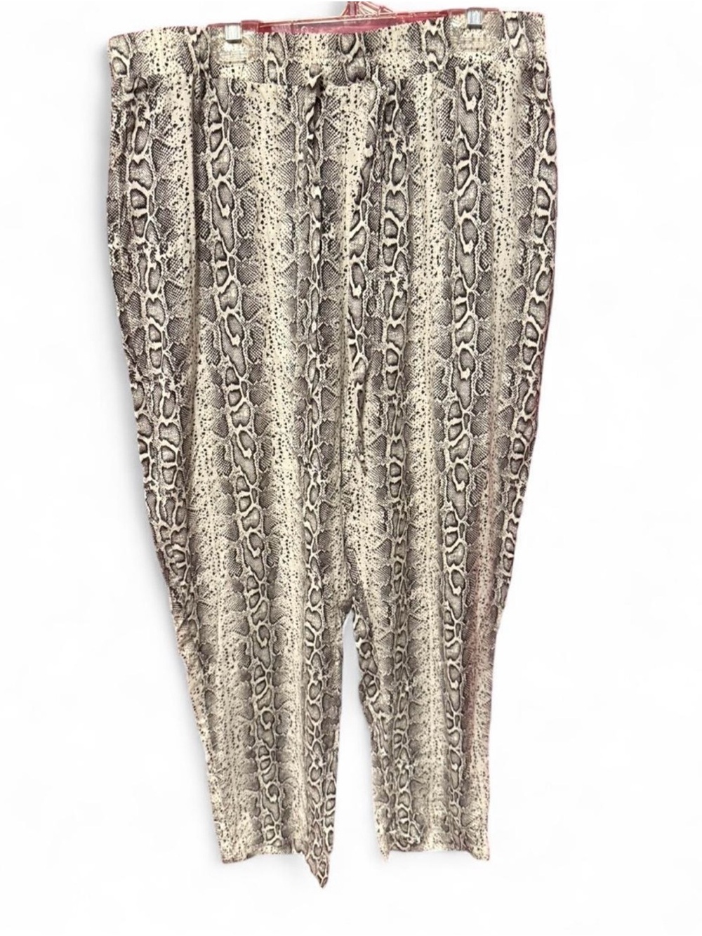 Primark snakeskin print trousers